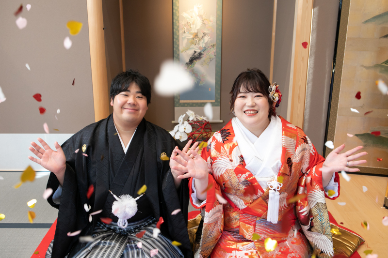 コンフェッティでお祝い!