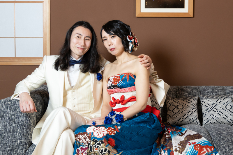 ソファーショット!