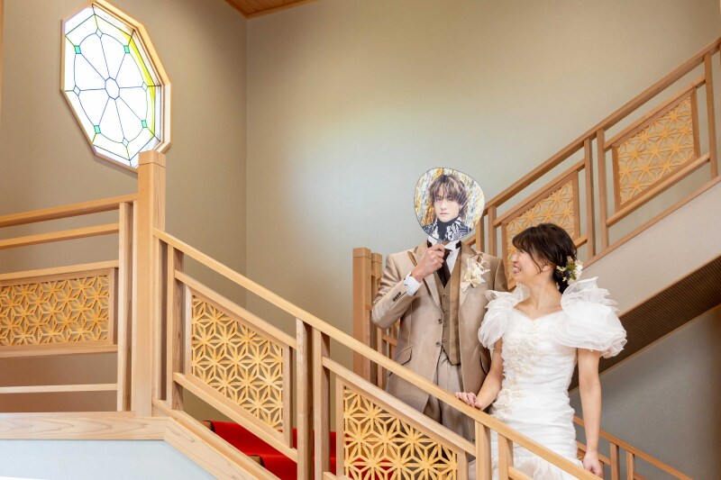 新郎様が・・・