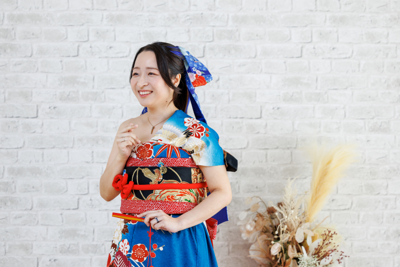 青の和ドレス×タキシード♡推しフォトも♡|洋装1着