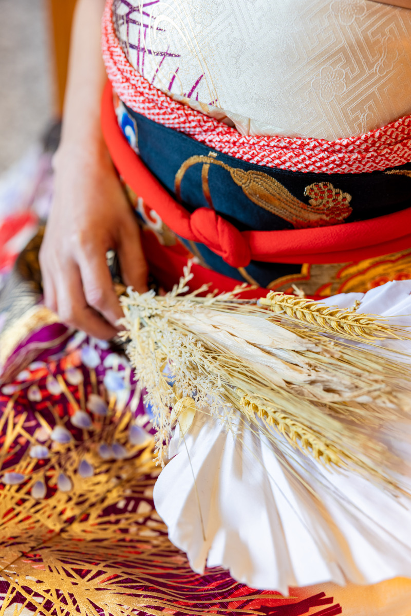 和ドレスの小物