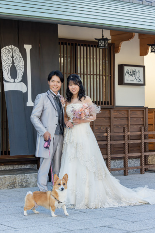 ワンちゃんとの撮影◎｜和洋装データプラン