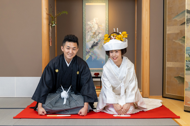 黒紋付♡白無垢