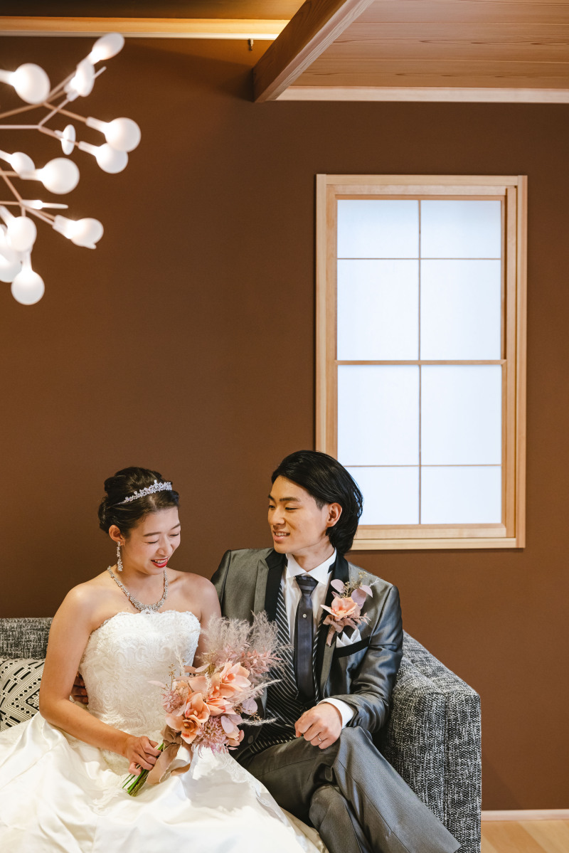 待合室でゆったりショット