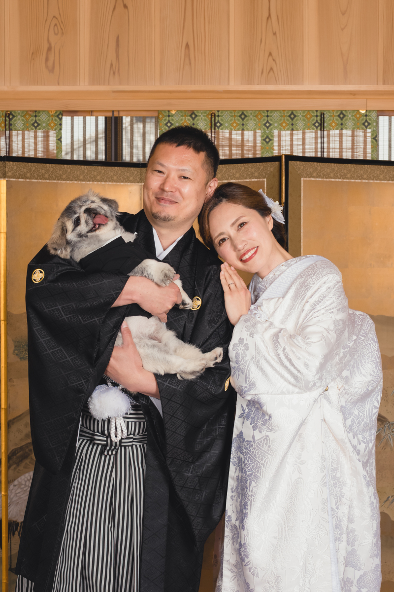 ペットと一緒に｜和装1着プラン