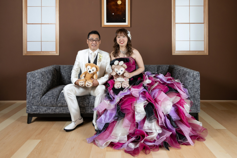 大好きなキャラクターと一緒に撮影!