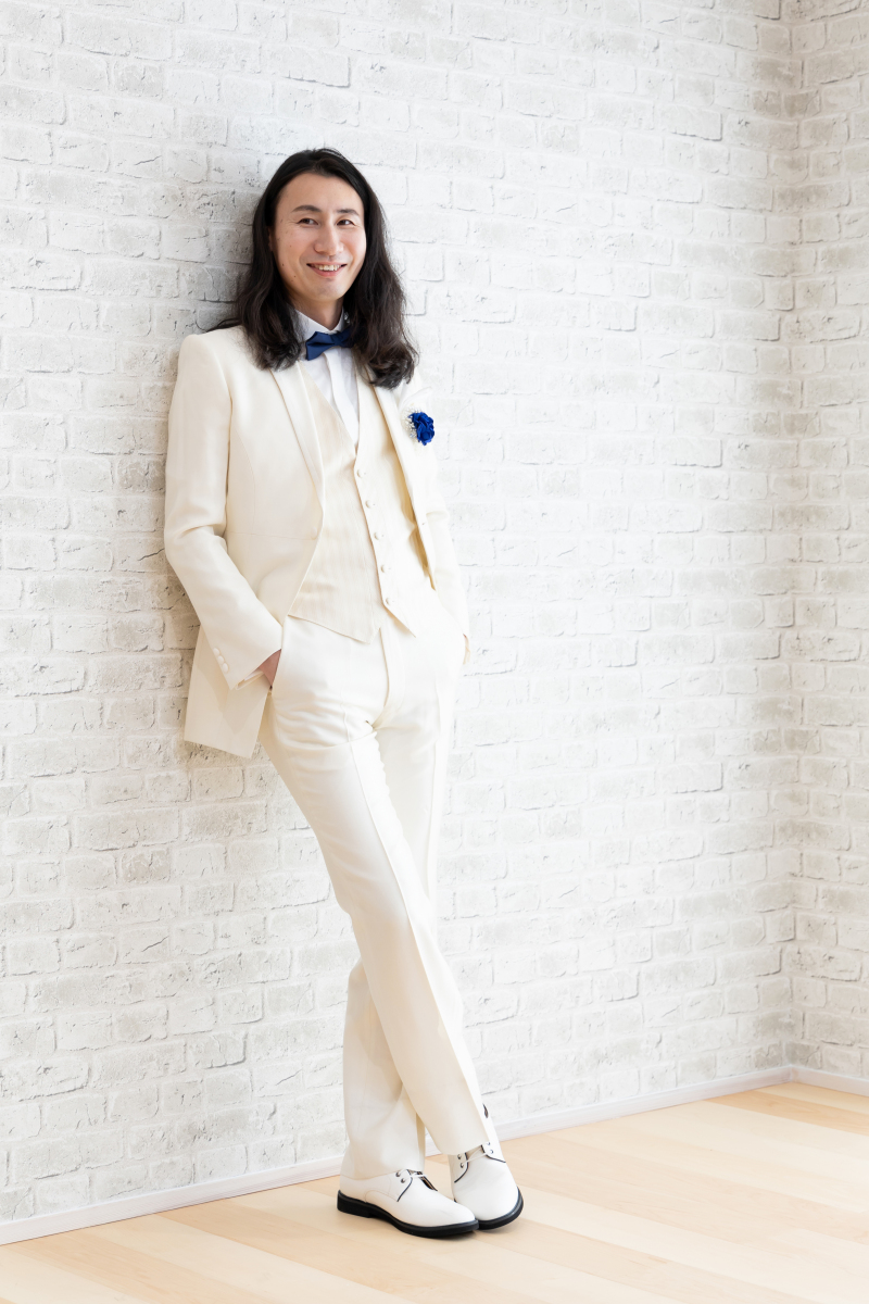 新郎様お一人ショット!