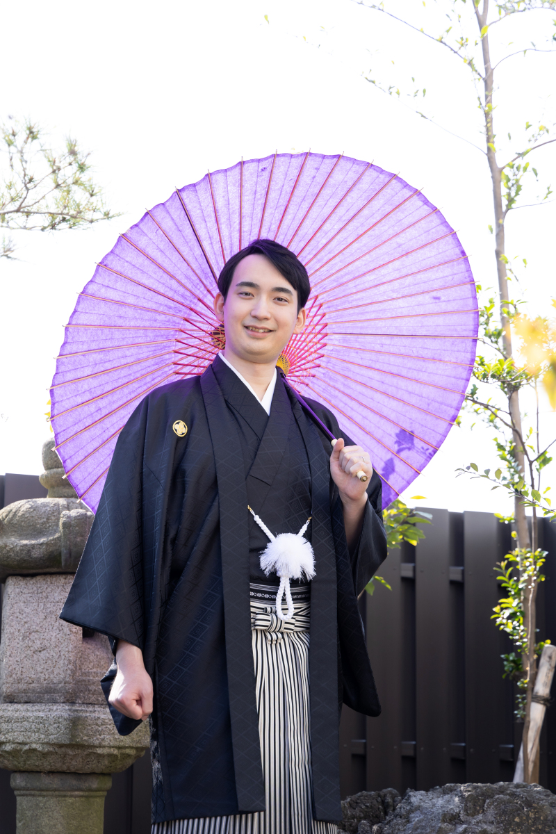 新郎様お一人撮影