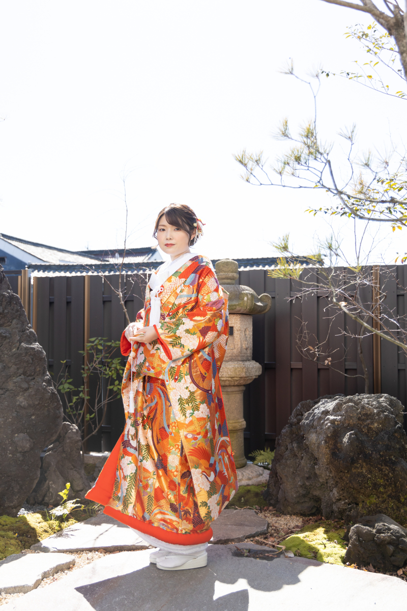 花嫁様の全身ショット