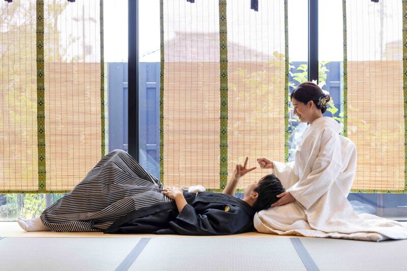 縁側でリラックス✦