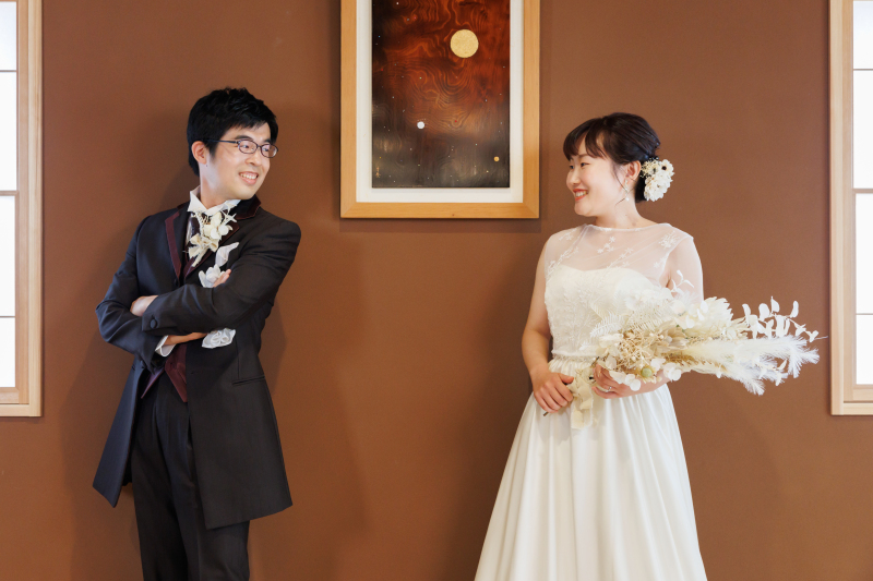 自然に笑顔があふれるお二人