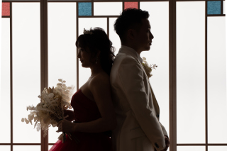 深紅のドレス【洋装１着プラン】