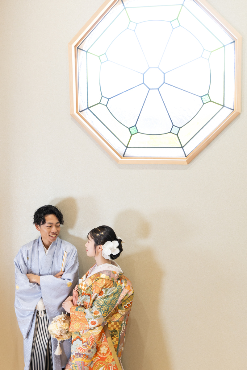 見つめ合うお二人♡