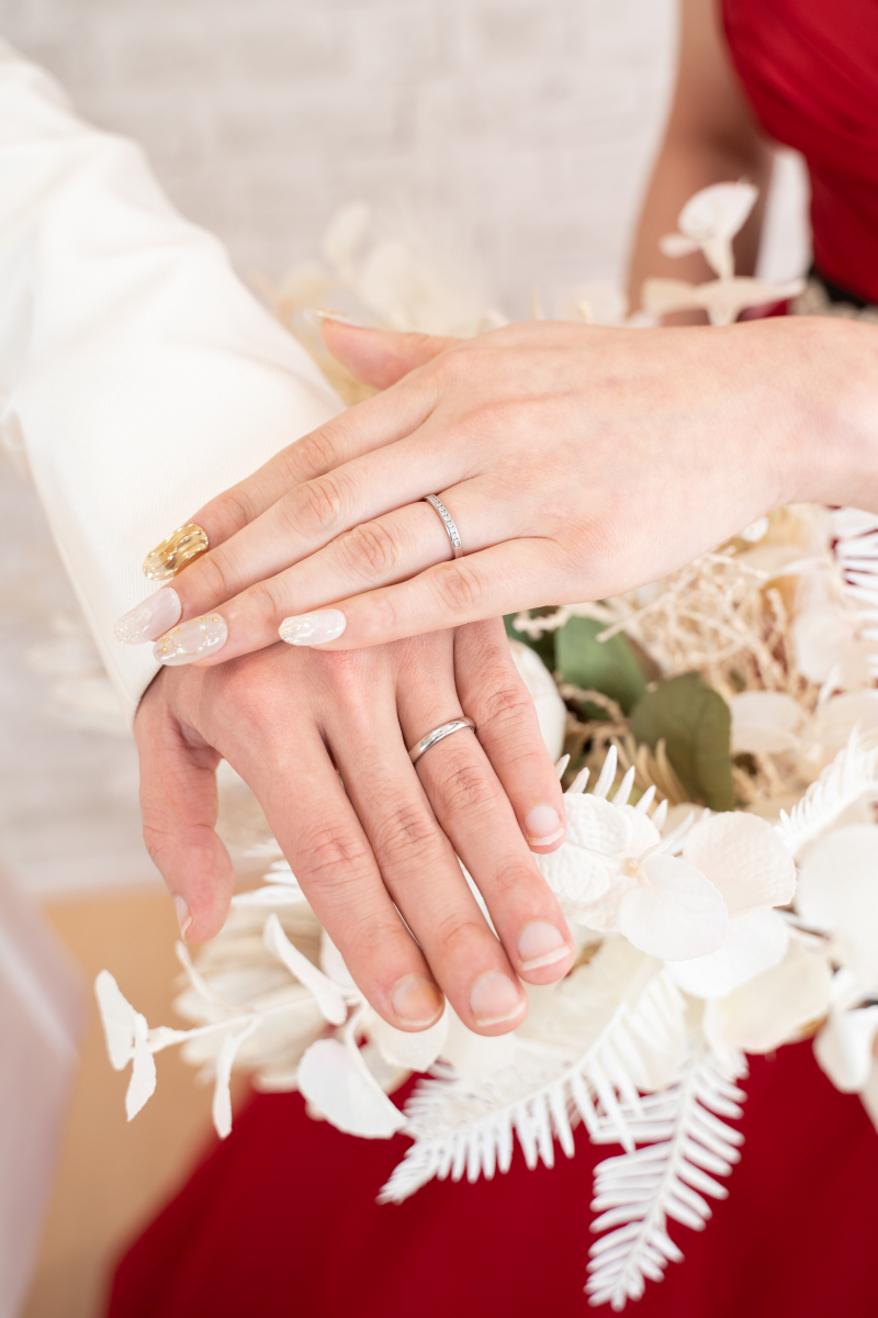 指輪も忘れずに