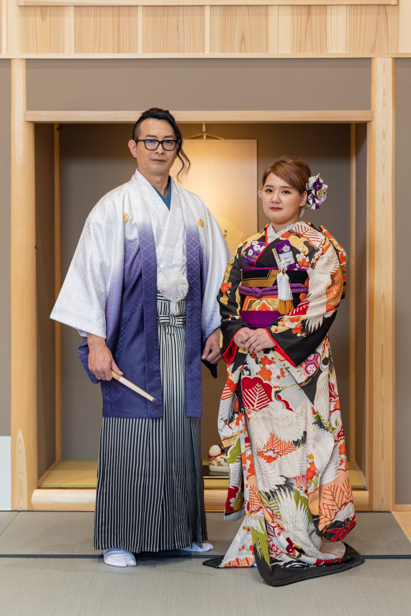 床の間で型物撮影