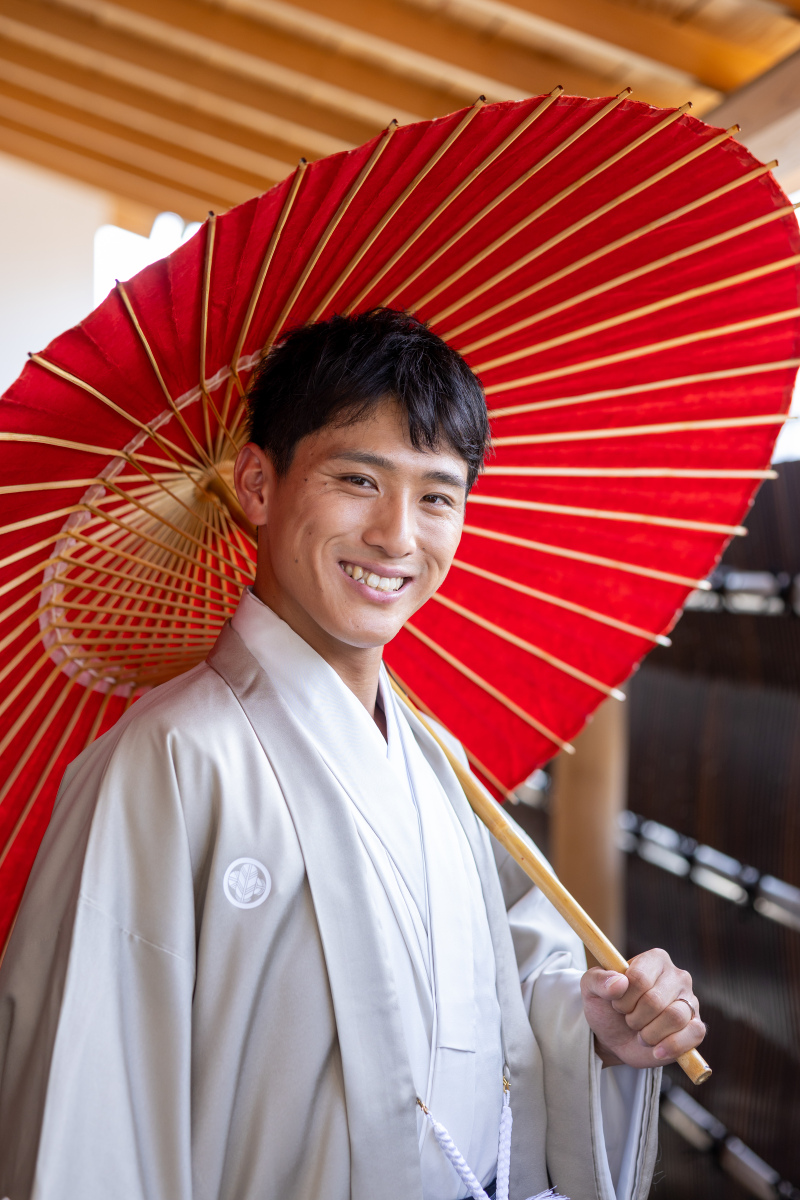 新郎様お一人ショット!