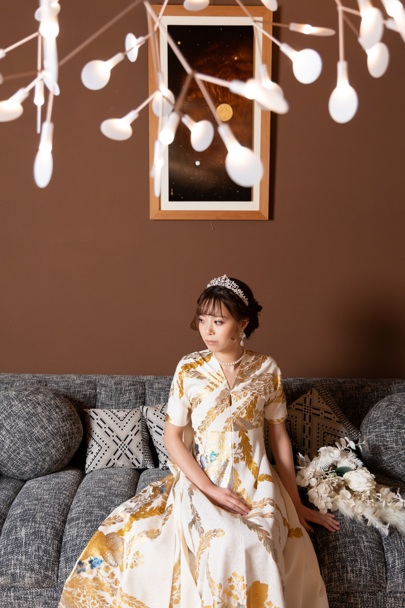 シャンデリアと月