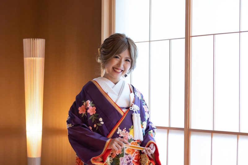 ニッコリお一人ショット!