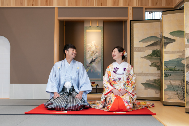 最初からニコニコの笑顔!