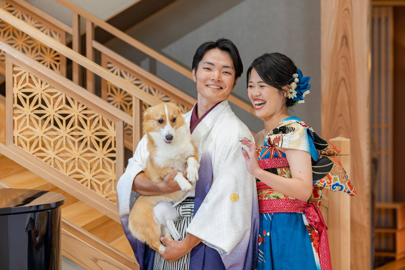 ご家族様やペットも一緒に撮影可能!