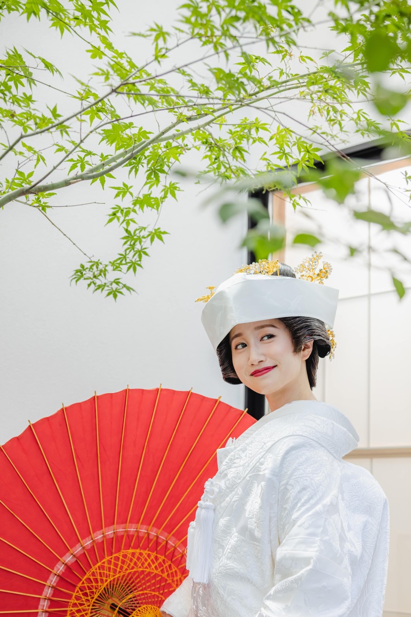 ナチュラルで清楚な美しさに定評のある白無垢✷
