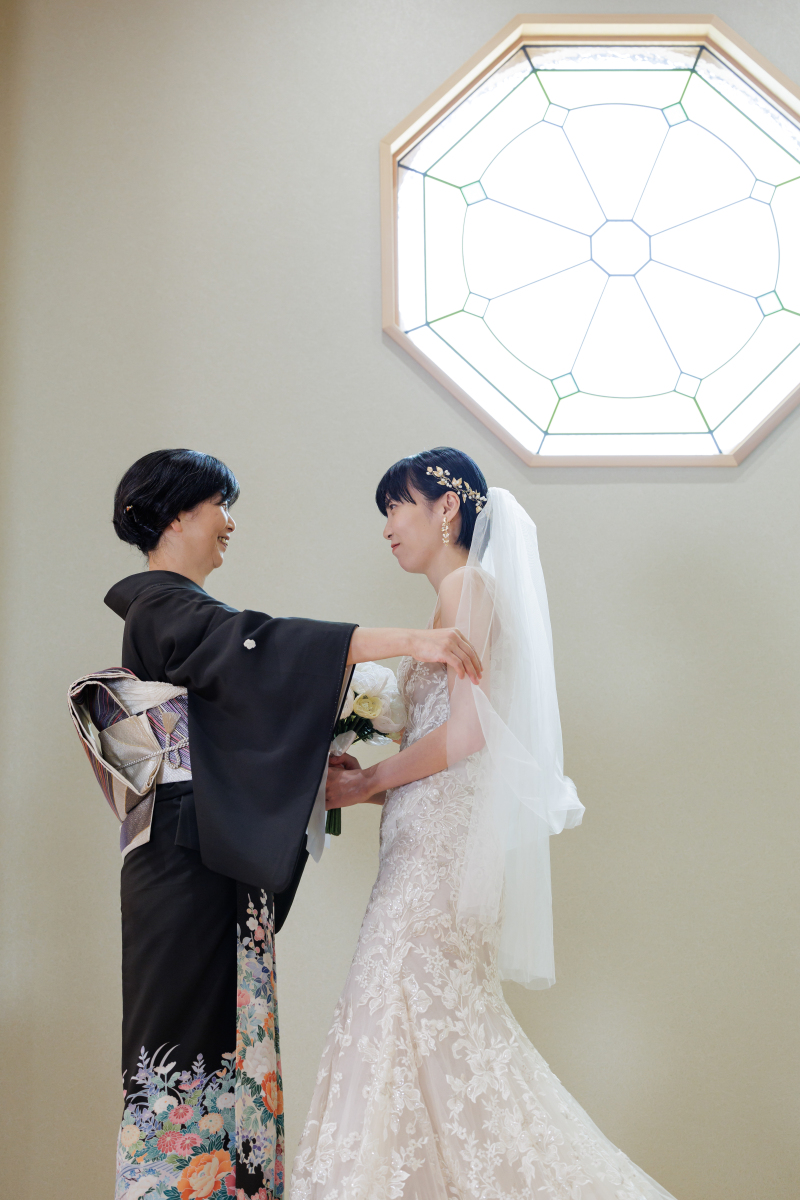 親御様も美しく✷留袖・モーニング等レンタル可能♪