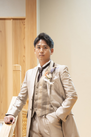 新郎メイク