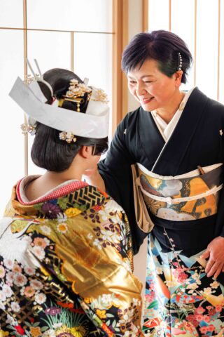 《お母様向け》留袖・訪問着ヘアセット