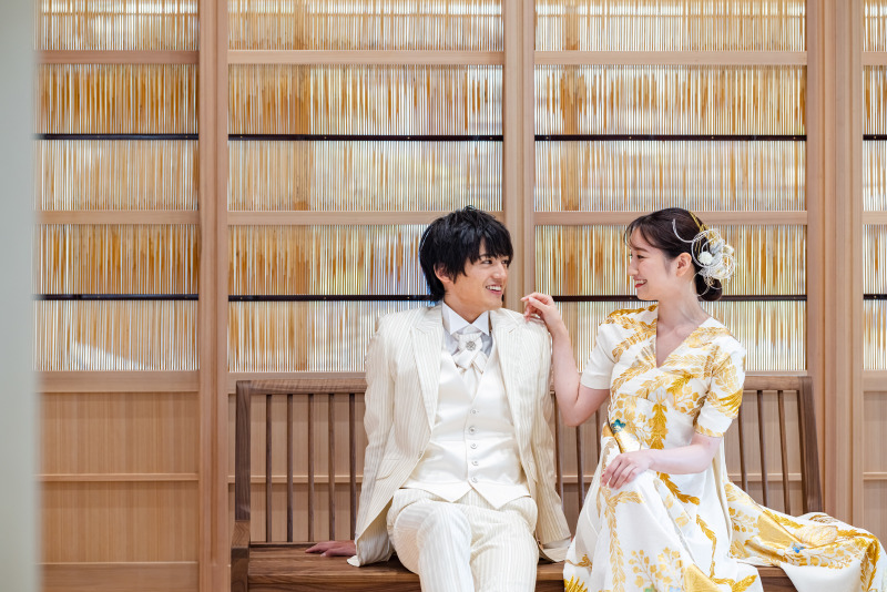 ベンチで楽しく♡