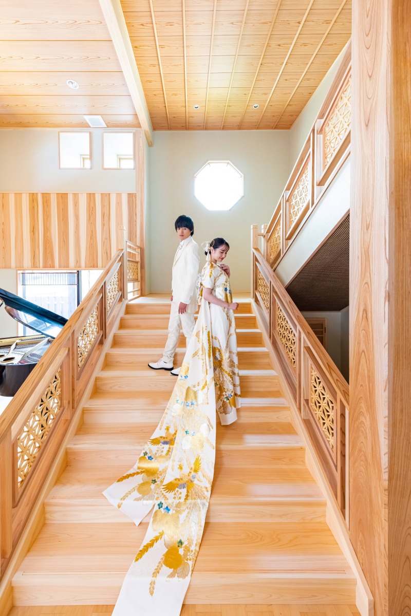 【40カットレタッチデータ&アルバム付】和ドレス1着スタジオ撮影*ライトプラン【アルバムも手軽に残せるオリジナル和ドレスプラン】