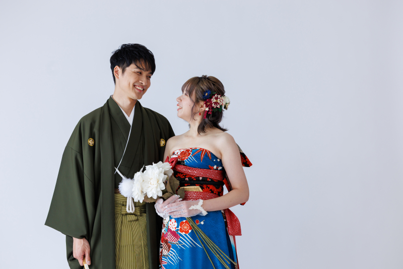 【80カットレタッチデータ付】和ドレス1着スタジオ撮影*スタンダードデータプラン【8STAでしか着られない1着】