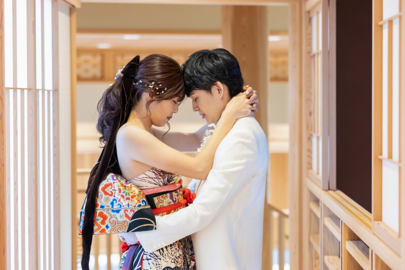 【80カットレタッチデータ付】和ドレス1着スタジオ撮影*スタンダードデータプラン【8STAでしか着られない1着】