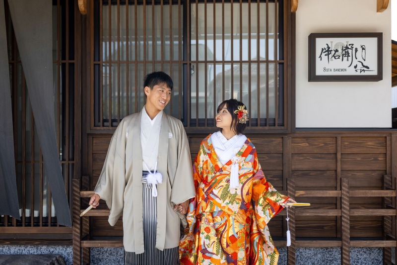【80カットレタッチデータ付】和モダンの雰囲気を満喫✷和装+和ドレスデータプラン【8STAでしか着られない和ドレスが選べる♪】