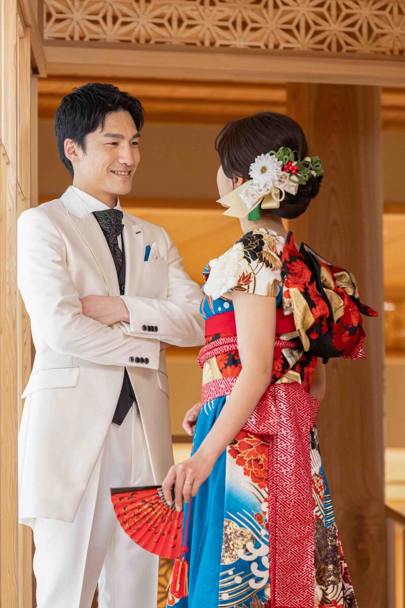 【80カットレタッチデータ付】和ドレス1着スタジオ撮影*スタンダードデータプラン【8STAでしか着られない1着】