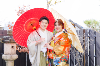 選べる2着の和装が嬉しいデータ付プラン✷白無垢・色打掛・引き振袖の組み合わせ自由♪