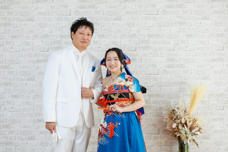 【40カットレタッチデータ&アルバム付】和ドレス1着スタジオ撮影*ライトプラン【アルバムも手軽に残せるオリジナル和ドレスプラン】