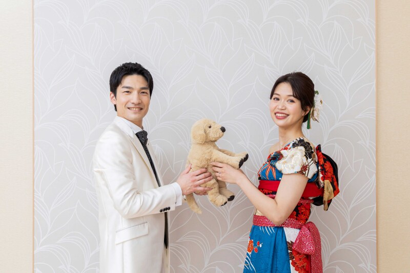 【80カットレタッチデータ付】和ドレス1着スタジオ撮影*スタンダードデータプラン【8STAでしか着られない1着】