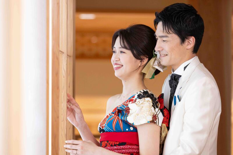 【40カットレタッチデータ&アルバム付】和ドレス1着スタジオ撮影*ライトプラン【アルバムも手軽に残せるオリジナル和ドレスプラン】