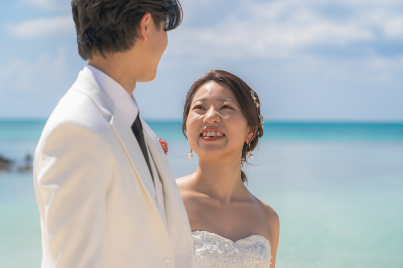 視線を交わす幸せの瞬間