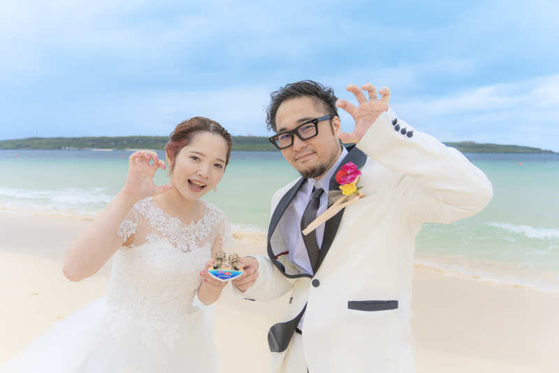 シーサーポーズ