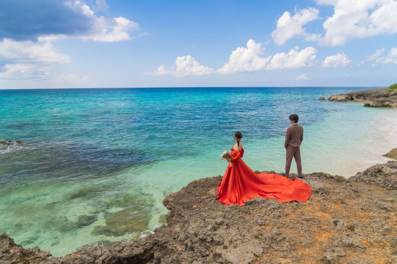 海を望む壮大なロケーションフォト