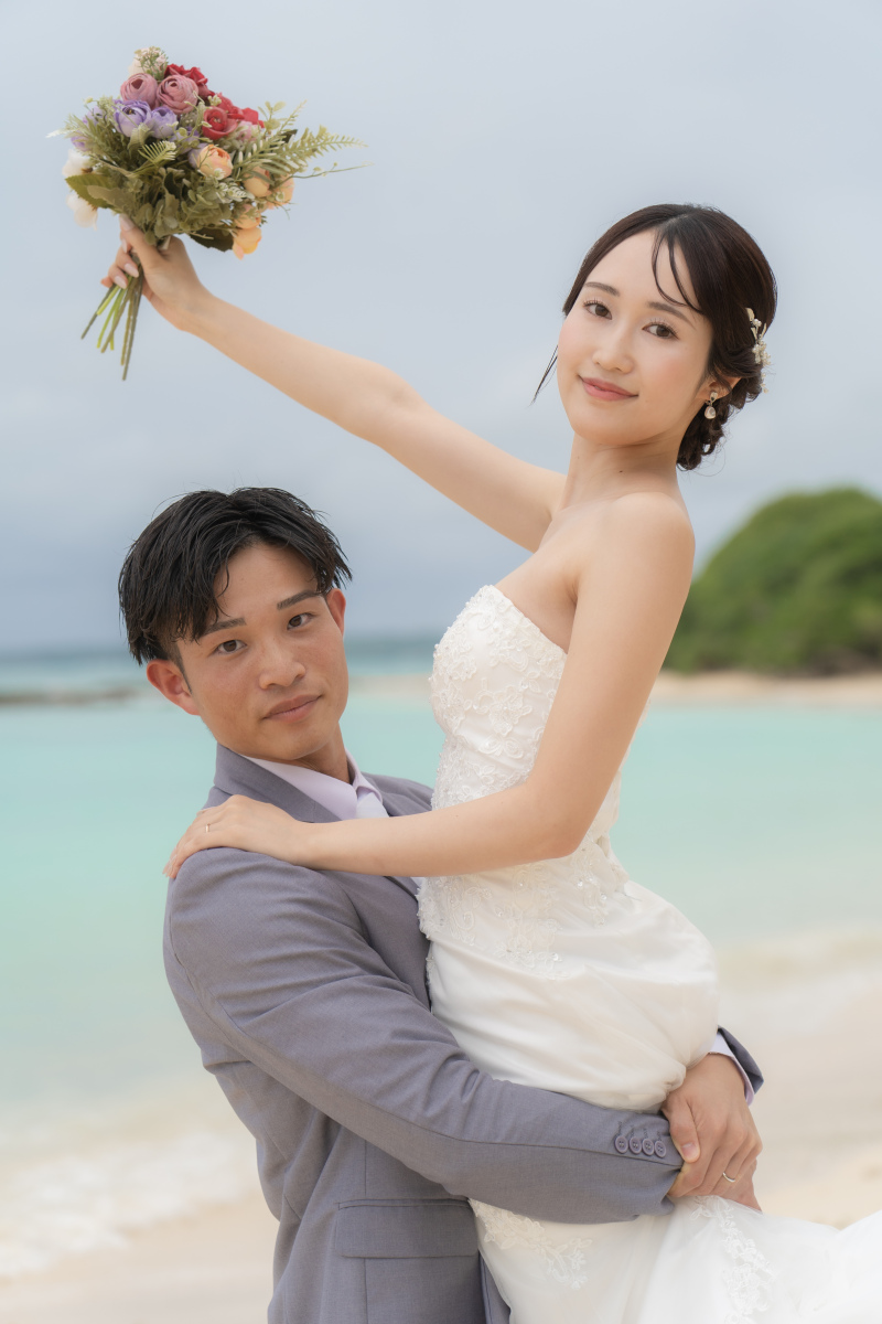 抱き上げの幸せショット