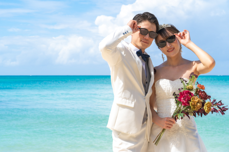 サングラスで爽やかに