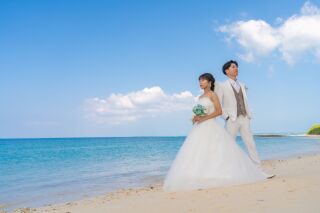 青空が祝福するウェディングデイ