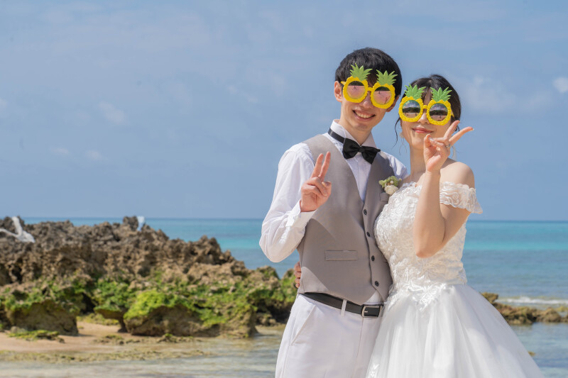 遊び心あふれるサングラスカット