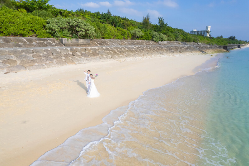 空と海を独り占め