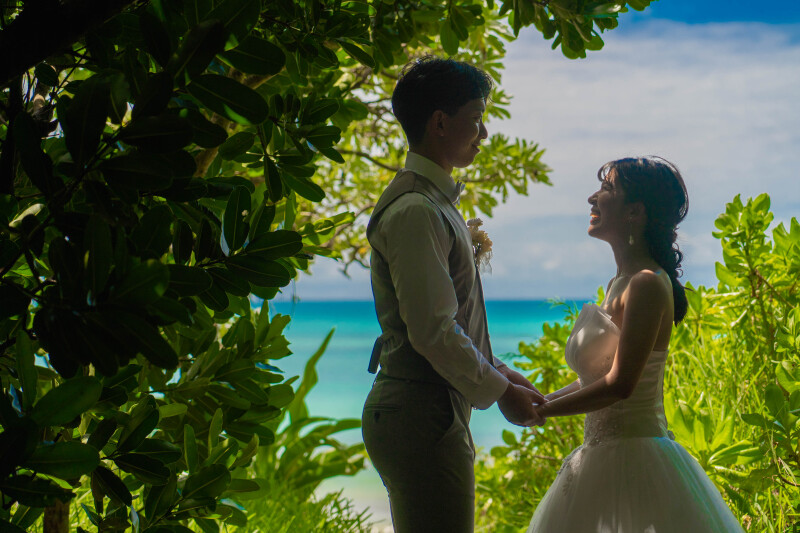 木陰のナチュラルシーン