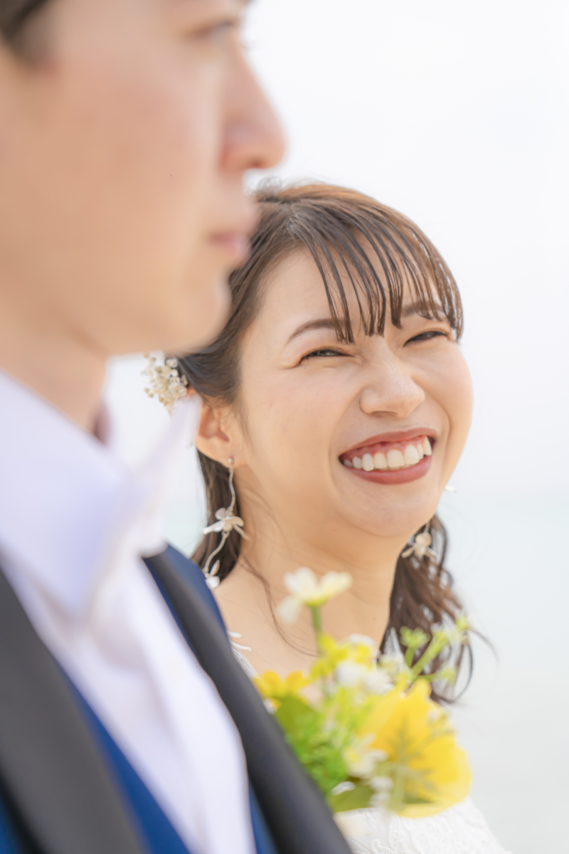 弾ける笑顔