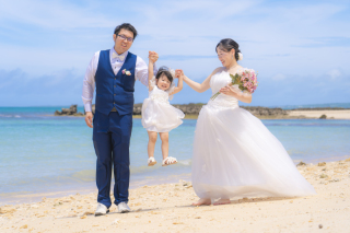 家族で楽しむウェディングフォト