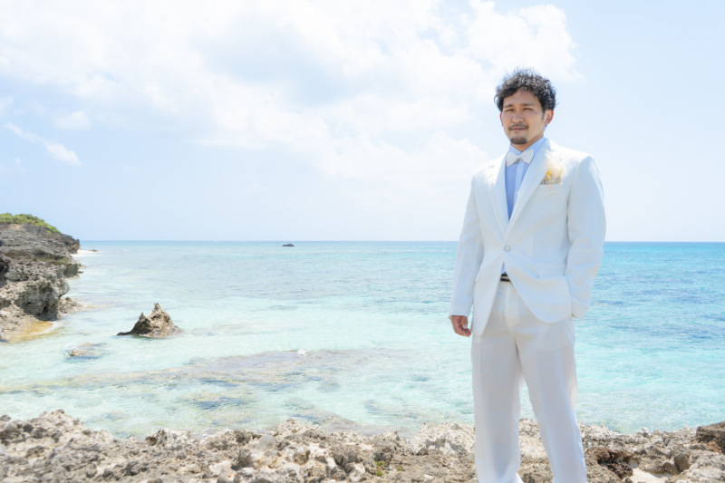 新郎様のソロショット